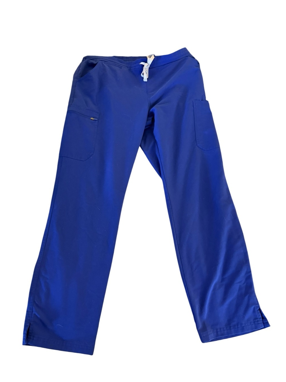 Figs Men's Royal Blue Drawstring Cargo Joggers